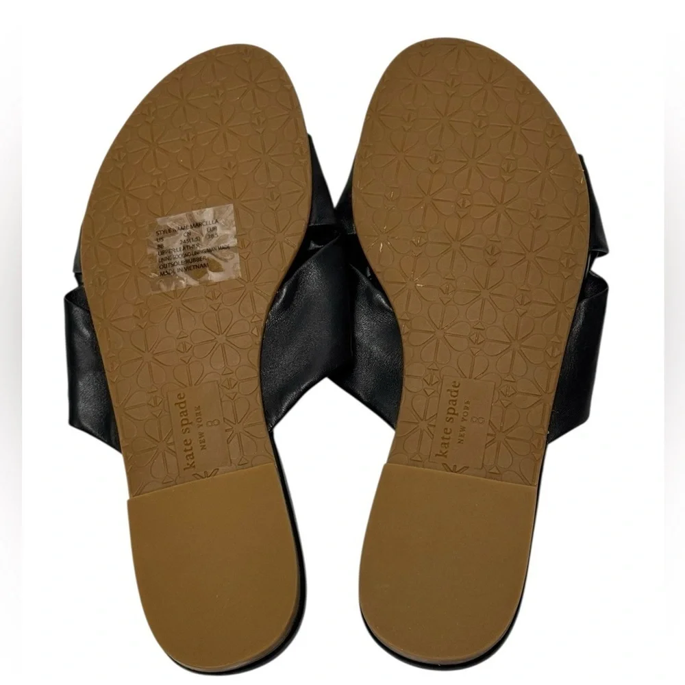 Kate Spade New York Marcella Leather Slide in Black Size 8